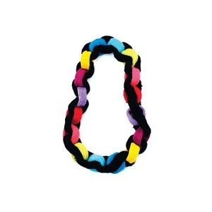 LITTLE MISS MATCHED chunky knit chain link scarf